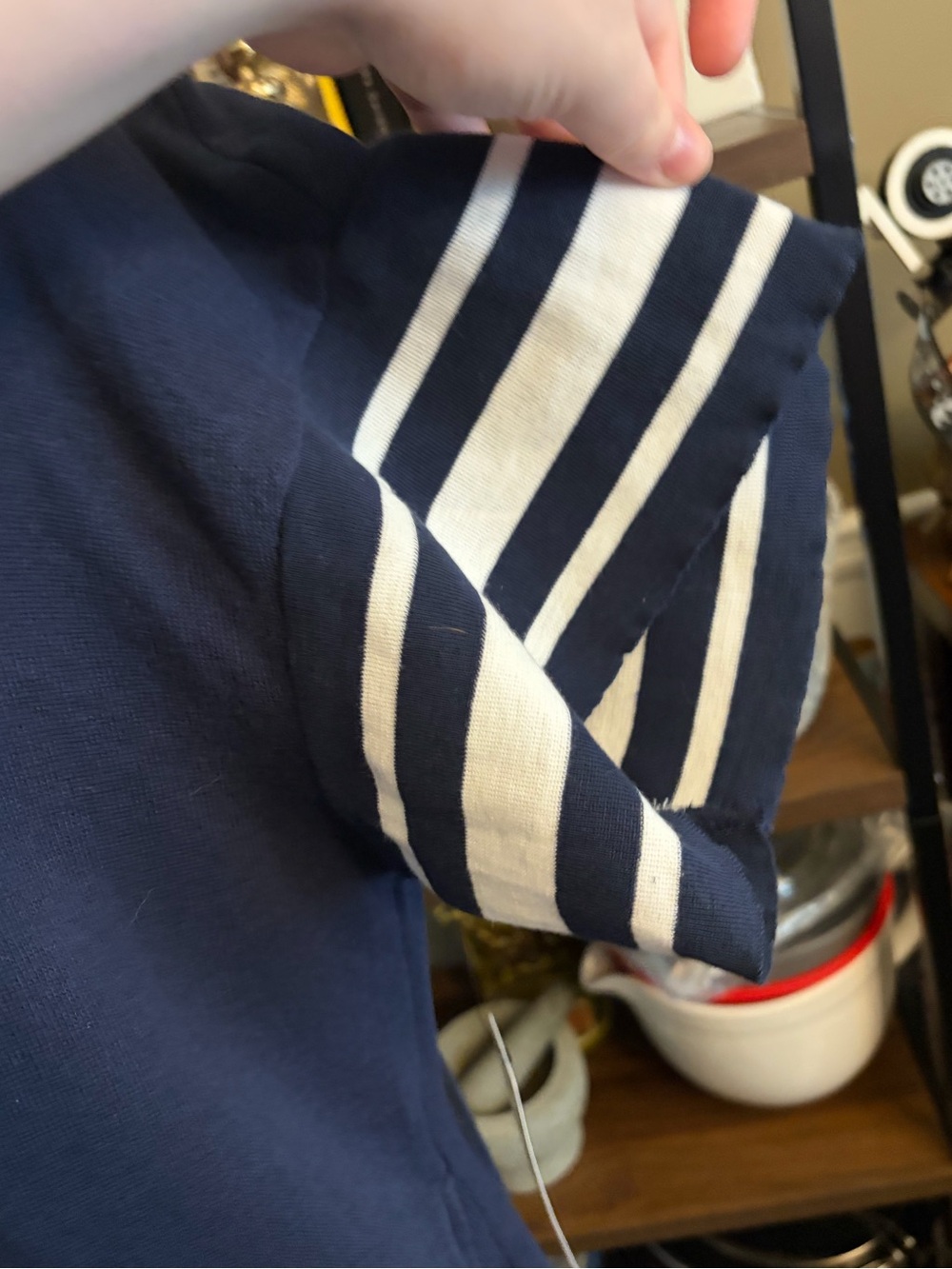 New Penn State Navy Blue Striped Tee Dress - Picture 2 of 8